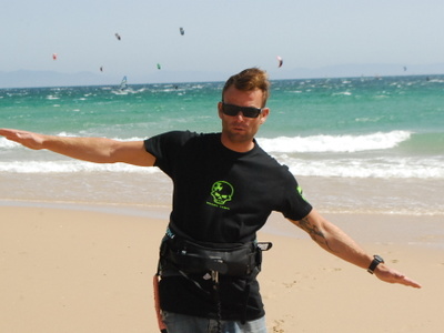 Team of our kite school in Tarifa